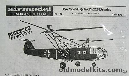 Airmodel 1/72 Focke-Achgelis FA-223 Drache, AM-105 plastic model kit